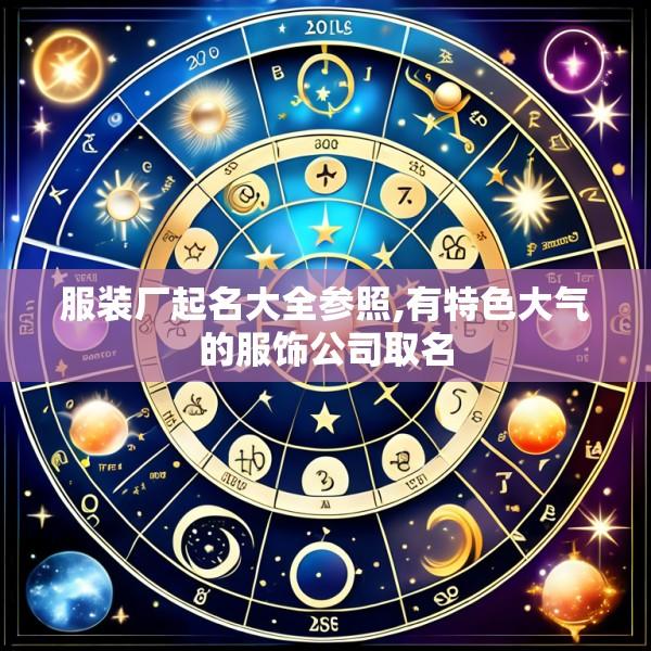 服装厂起名大全参照,有特色大气的服饰公司取名