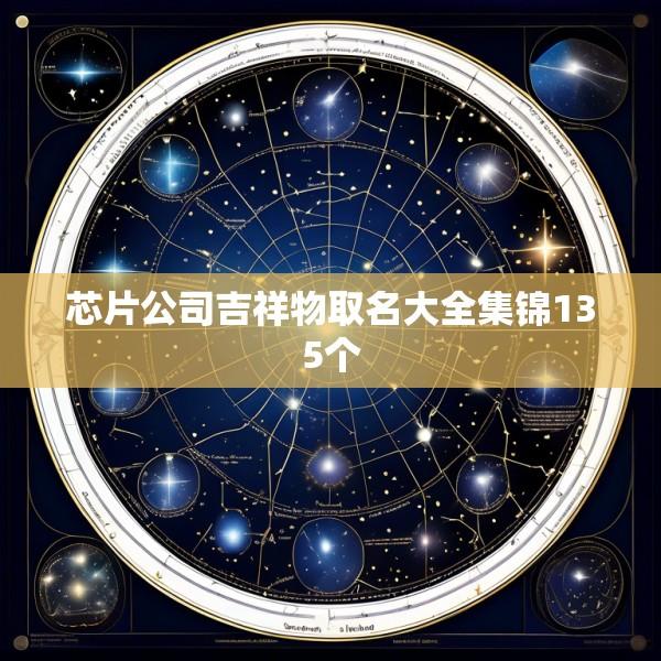 芯片公司吉祥物取名大全集锦135个