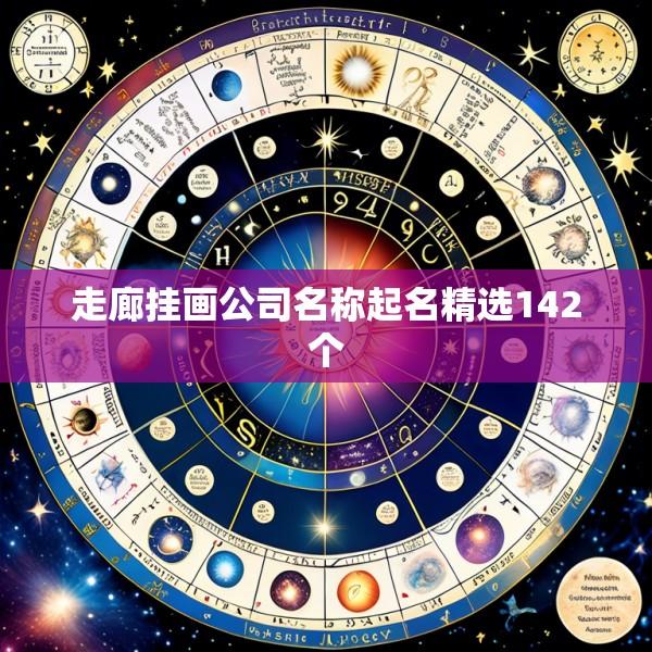 走廊挂画公司名称起名精选142个