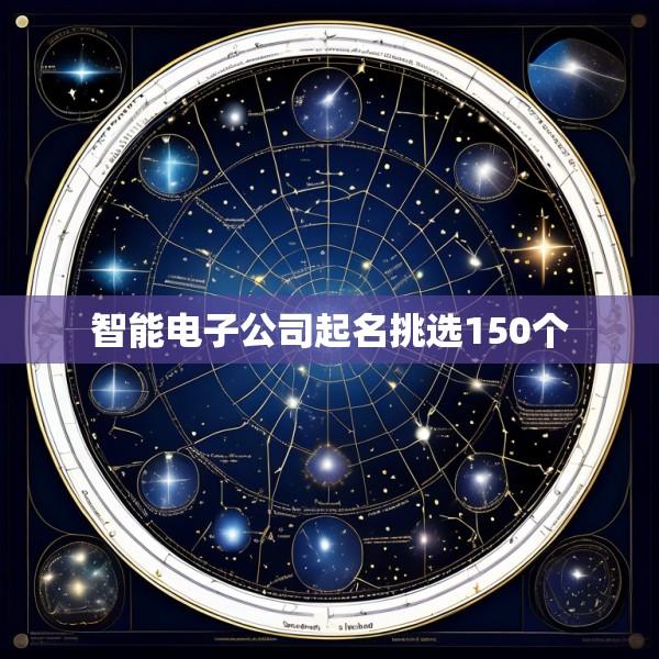 智能电子公司起名挑选150个