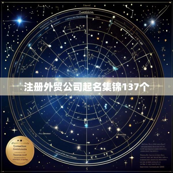 注册外贸公司起名集锦137个