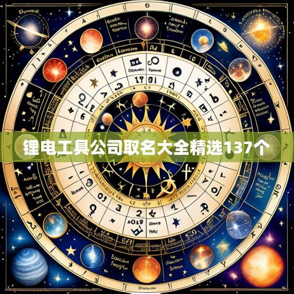 锂电工具公司取名大全精选137个