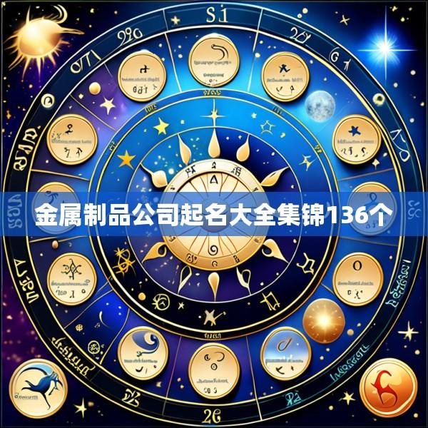 金属制品公司起名大全集锦136个