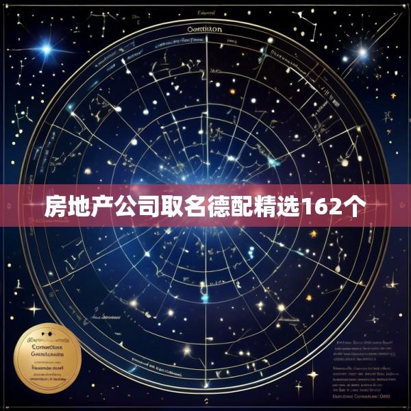 房地产公司取名德配精选162个