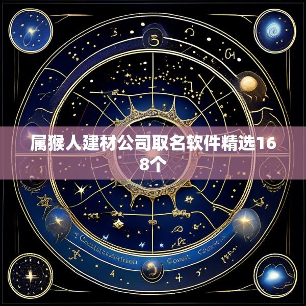属猴人建材公司取名软件精选168个