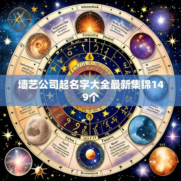 墙艺公司起名字大全最新集锦149个