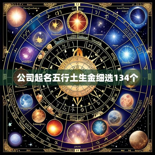 公司起名五行土生金细选134个