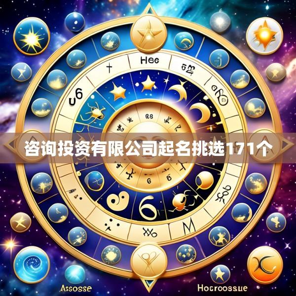 咨询投资有限公司起名挑选171个