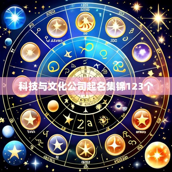 科技与文化公司起名集锦123个