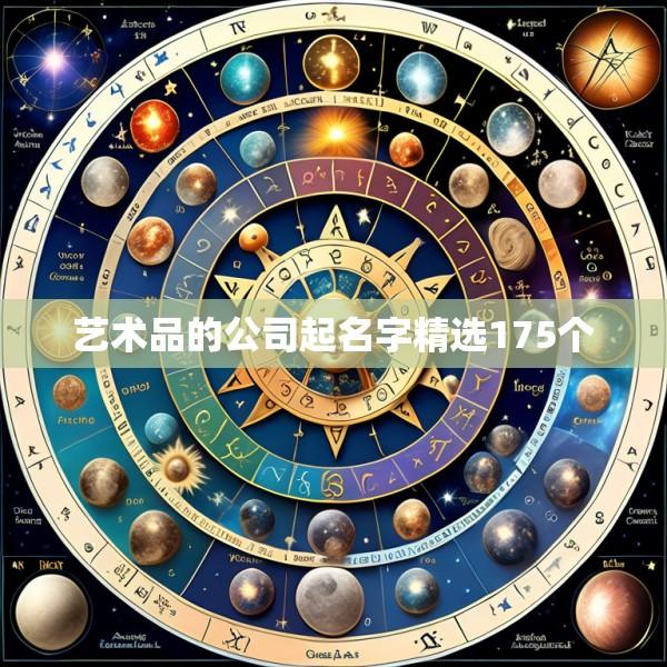 艺术品的公司起名字精选175个