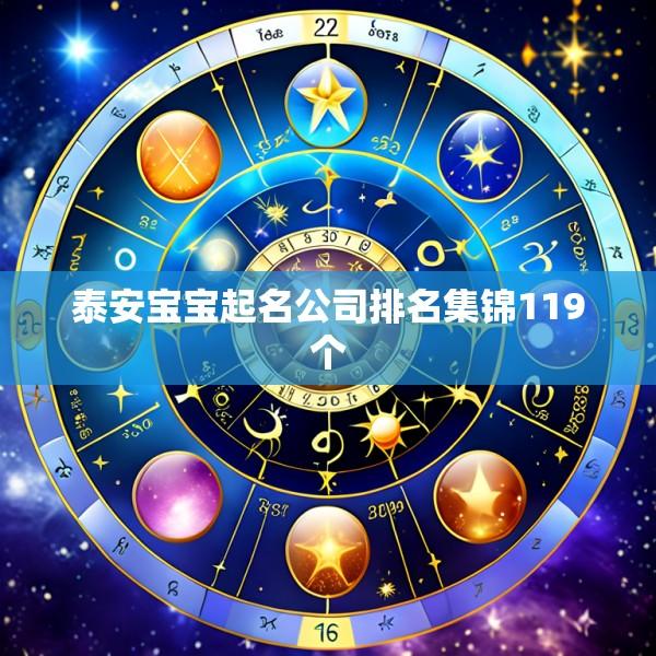 泰安宝宝起名公司排名集锦119个