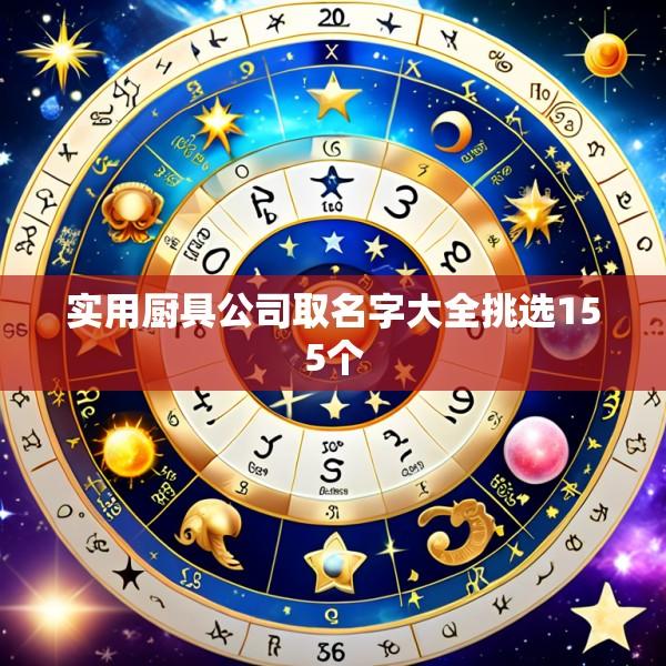 实用厨具公司取名字大全挑选155个