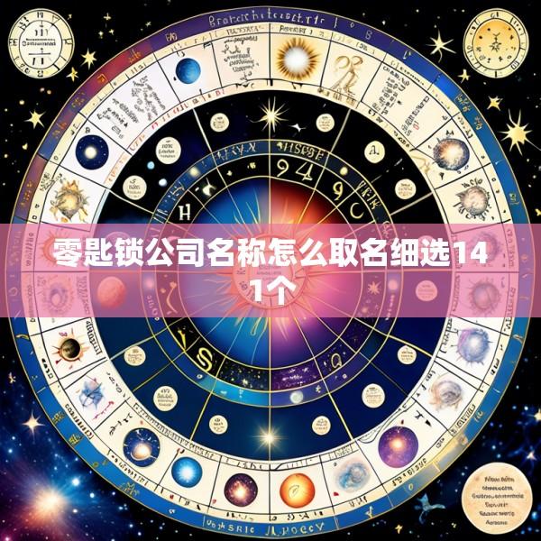 零匙锁公司名称怎么取名细选141个