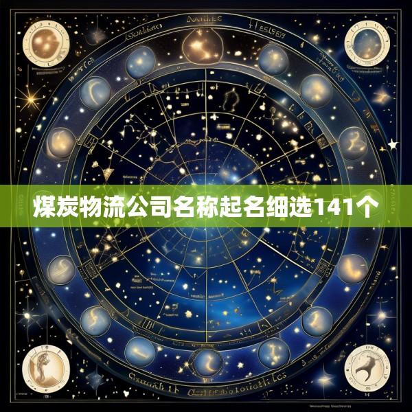 煤炭物流公司名称起名细选141个
