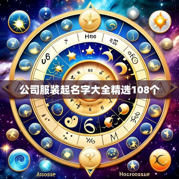 公司服装起名字大全精选108个