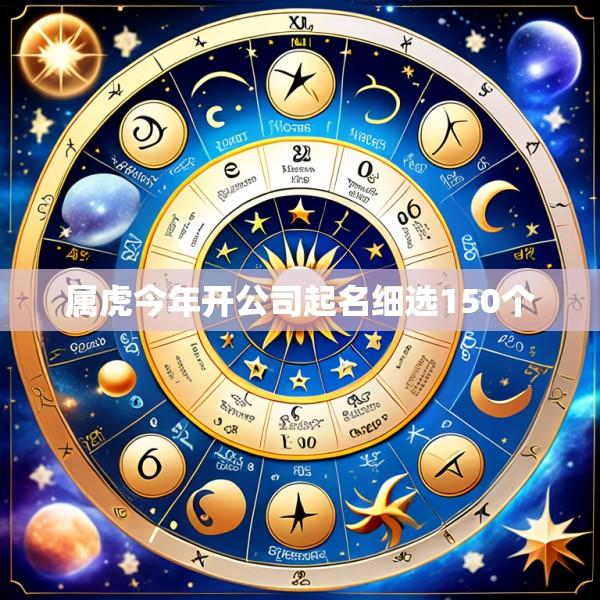属虎今年开公司起名细选150个