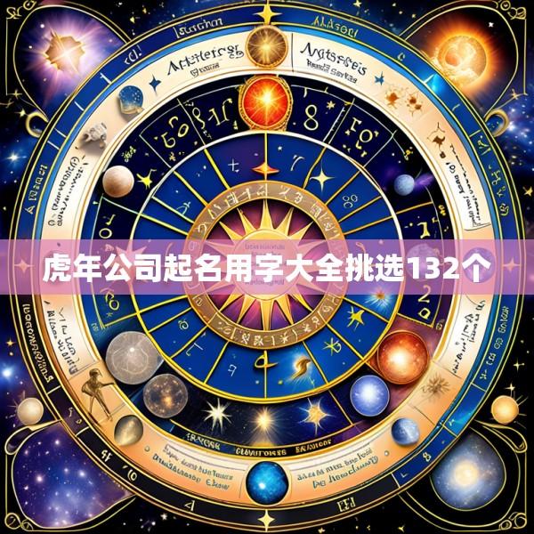 虎年公司起名用字大全挑选132个