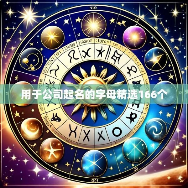 用于公司起名的字母精选166个