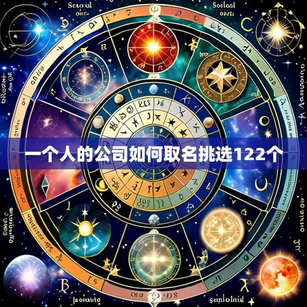 一个人的公司如何取名挑选122个
