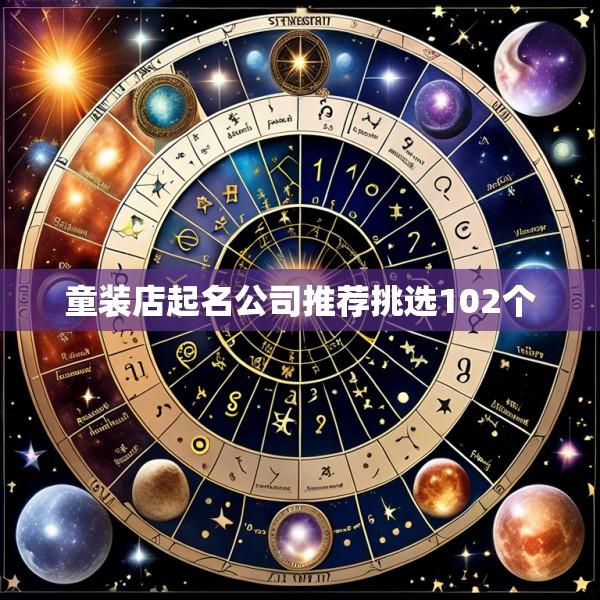 童装店起名公司推荐挑选102个