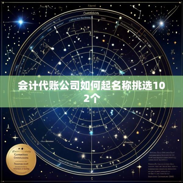 会计代账公司如何起名称挑选102个