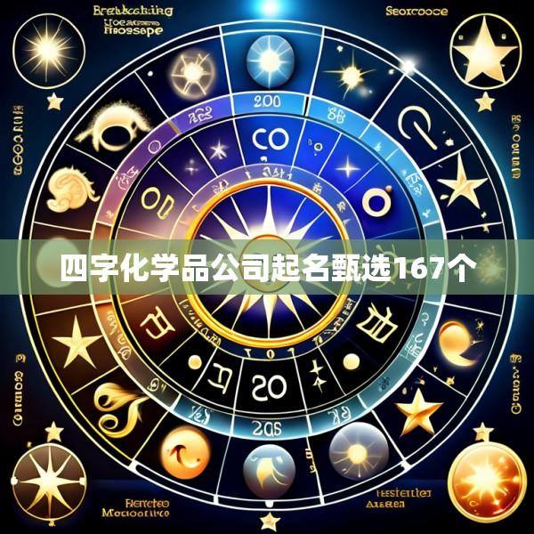 四字化学品公司起名甄选167个