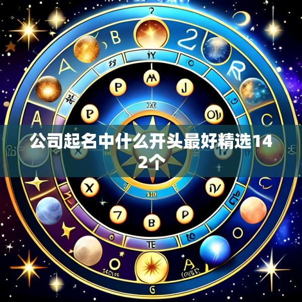 公司起名中什么开头最好精选142个