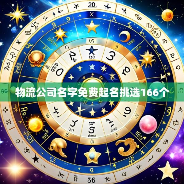 物流公司名字免费起名挑选166个