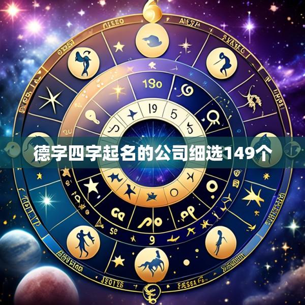 德字四字起名的公司细选149个