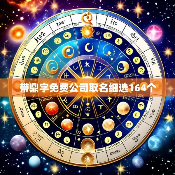 带鼎字免费公司取名细选164个