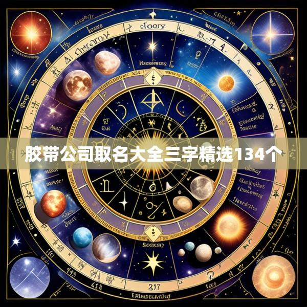 胶带公司取名大全三字精选134个