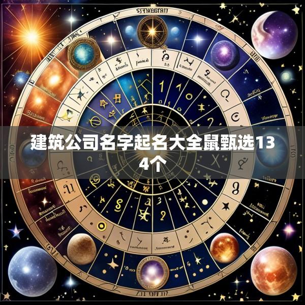 建筑公司名字起名大全鼠甄选134个