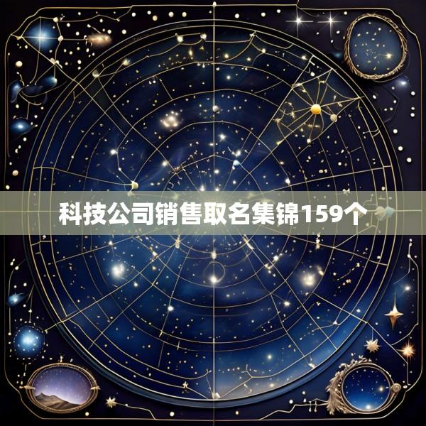 科技公司销售取名集锦159个