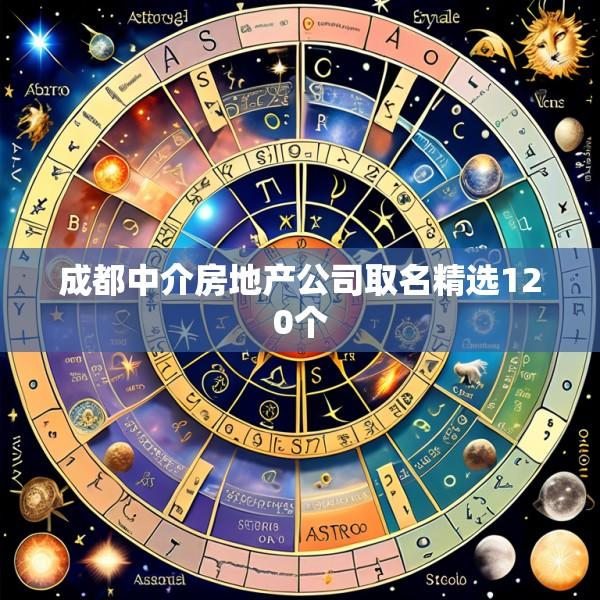 成都中介房地产公司取名精选120个