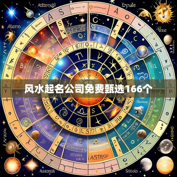 风水起名公司免费甄选166个