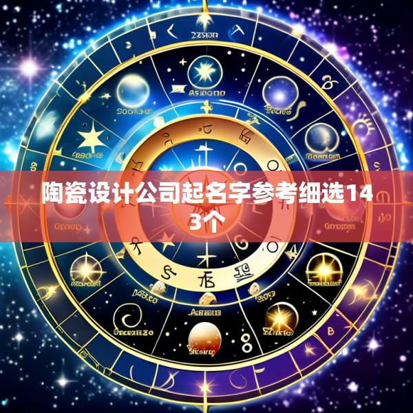 陶瓷设计公司起名字参考细选143个