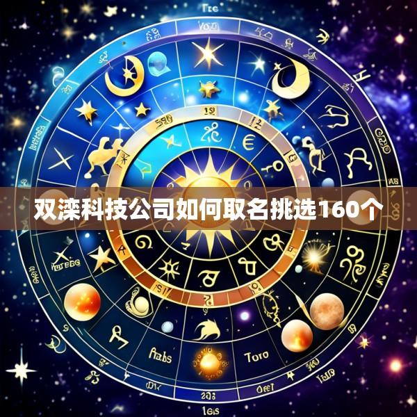 双滦科技公司如何取名挑选160个