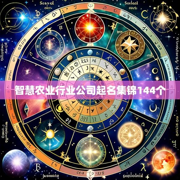 智慧农业行业公司起名集锦144个