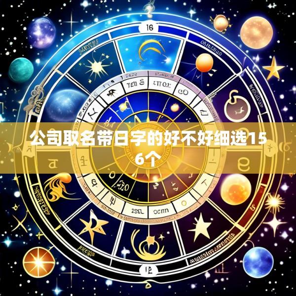 公司取名带日字的好不好细选156个