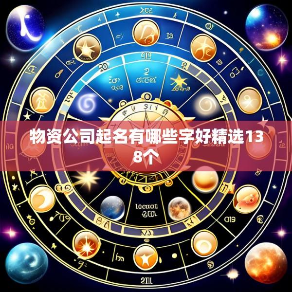 物资公司起名有哪些字好精选138个