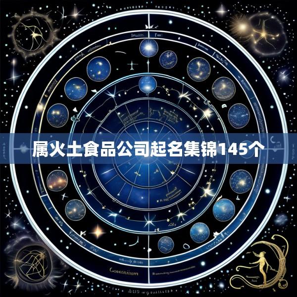 属火土食品公司起名集锦145个