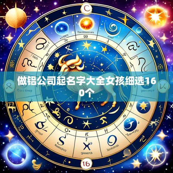 做铝公司起名字大全女孩细选160个
