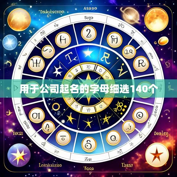 用于公司起名的字母细选140个