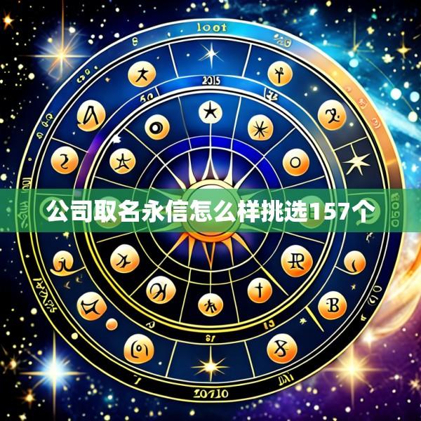 公司取名永信怎么样挑选157个