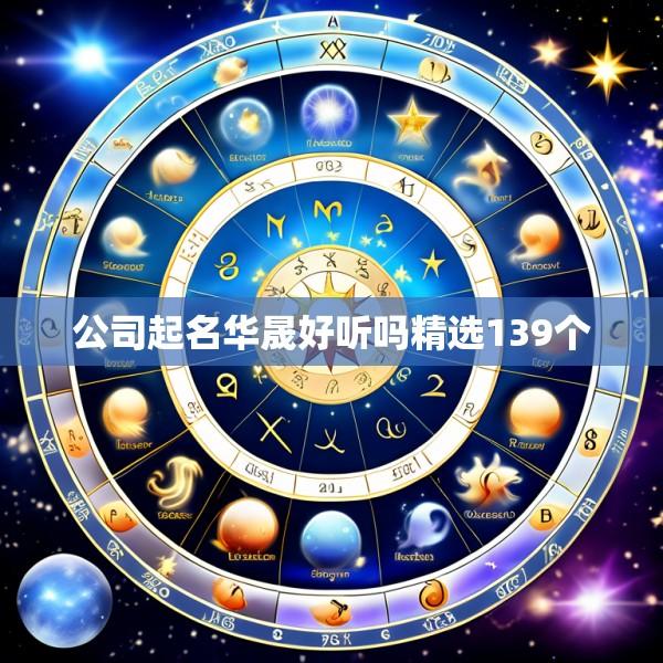 公司起名华晟好听吗精选139个