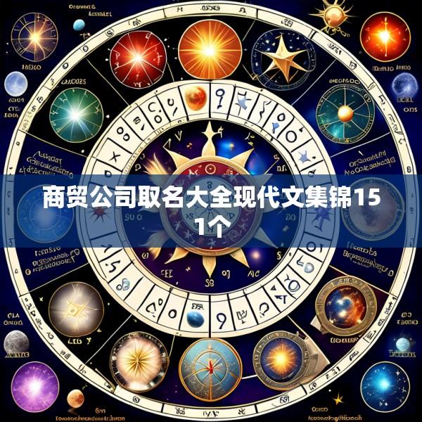 商贸公司取名大全现代文集锦151个