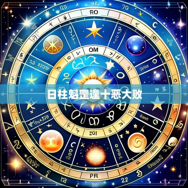 日柱魁罡逢十恶大败