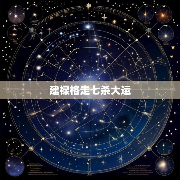 建禄格走七杀大运
