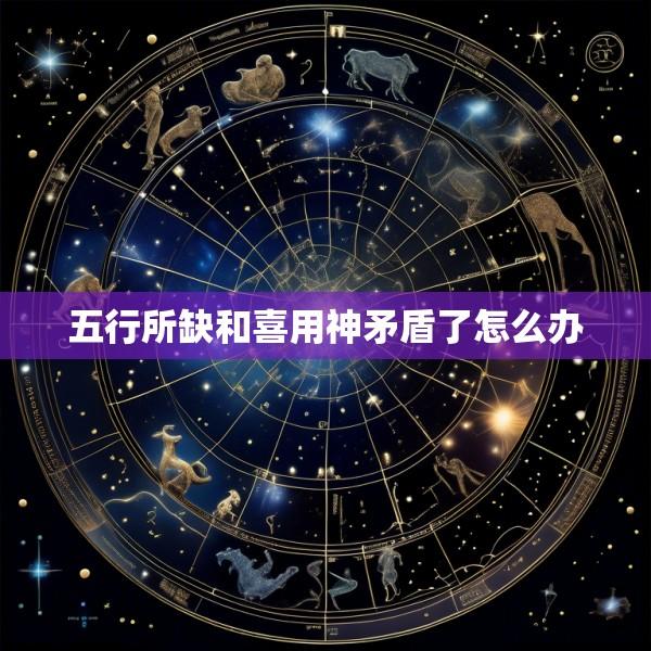 五行所缺和喜用神矛盾了怎么办