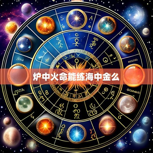 炉中火命能练海中金么